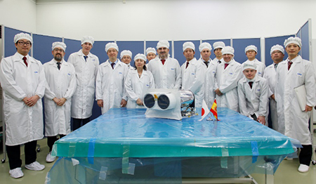 Space BD completed the prelaunch technical integration and handover process of In-Orbit Demonstration mission for SATLANTIS’optical payload The first international project for ISS Kibo external demonstration platform i-SEEP