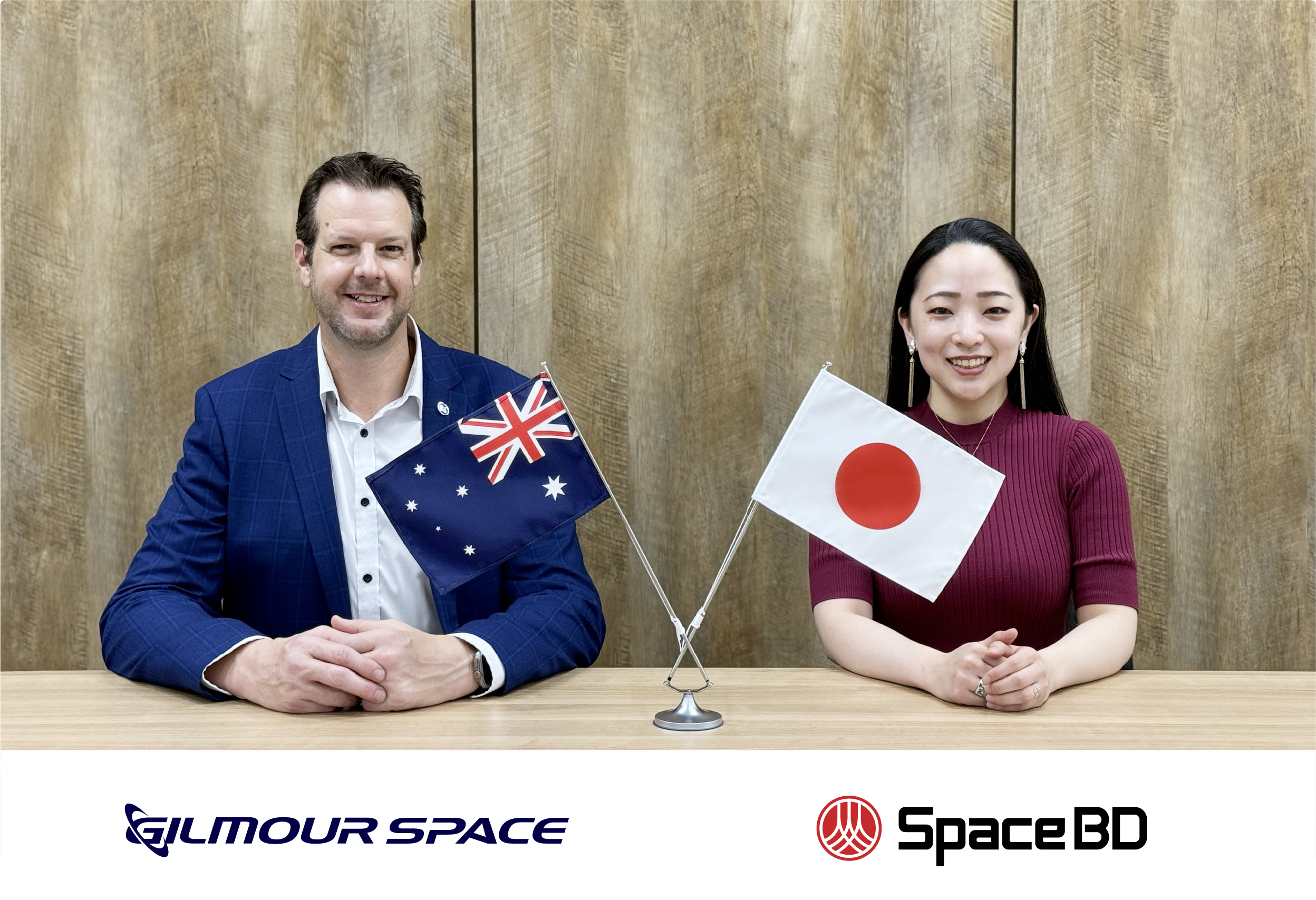 Left: David Jervis, Head of Sales, Gilmour Space
Right: Mia Lee, Head of Launch Services Business Unit, Space BD